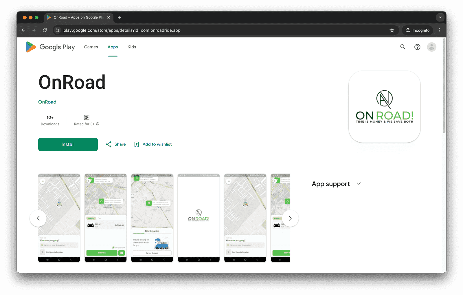 OnRoad Driver Mobile App